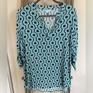 Escapada Split Neck Tunic